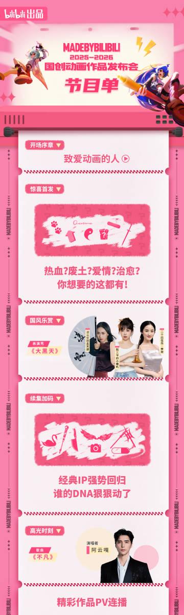 海外华人必看!2026年B站国创动画发布会完整节目单抢先曝光 1 海外华人必看!2026年B站国创动画发布会完整节目单抢先曝光