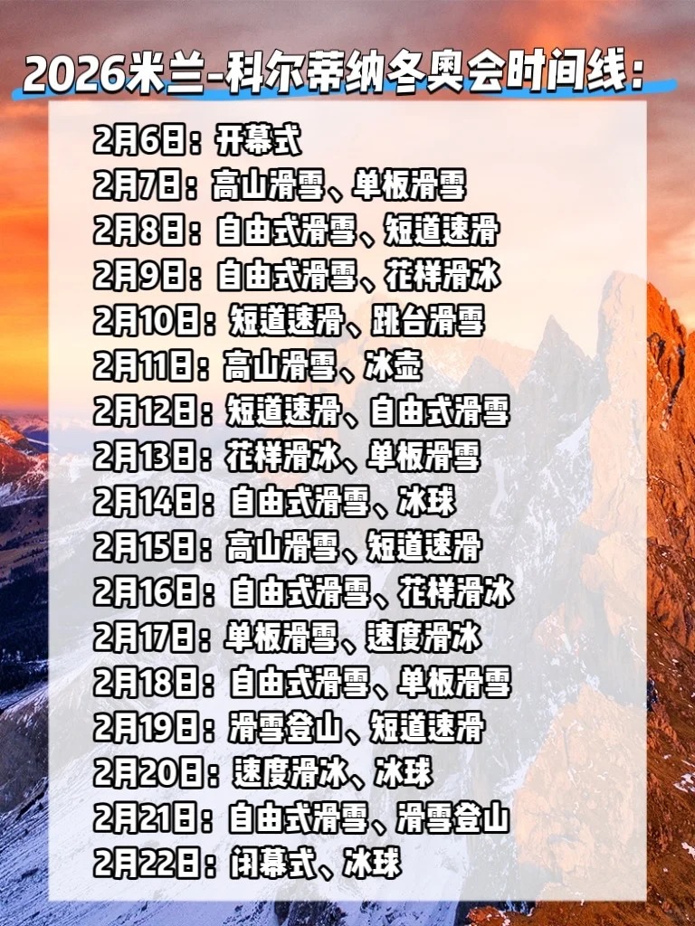 米蘭冬奧會2026賽程完整攻略！海外華人如何解決觀看中文解說直播地區限制？
