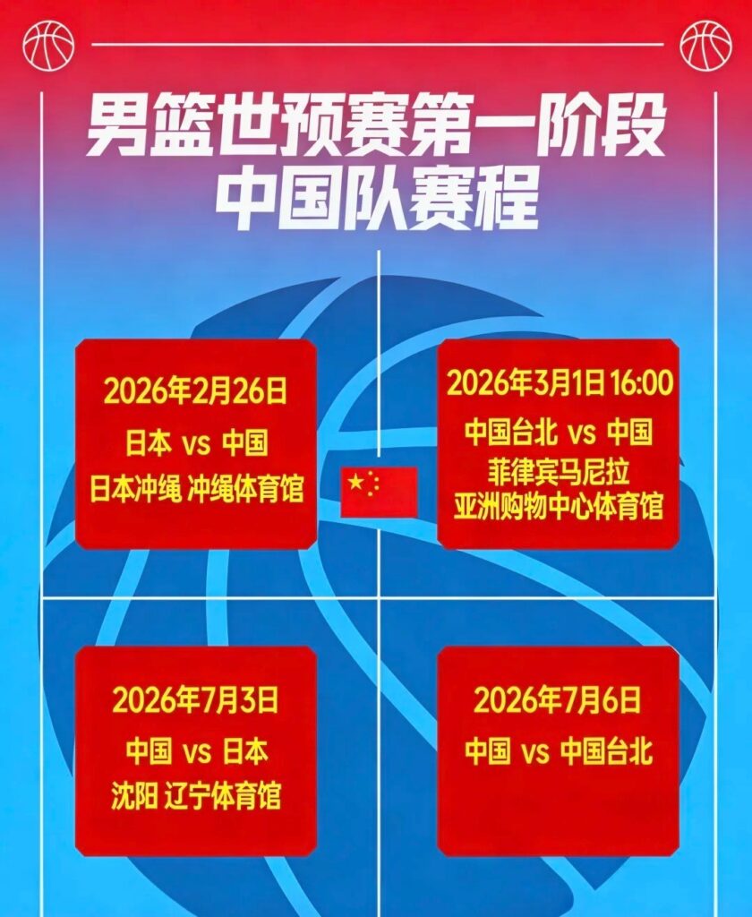 2026男籃世預賽中國隊VS日本隊關鍵對決！海外如何觀看男籃世預賽中文直播？海外必用回国VPN