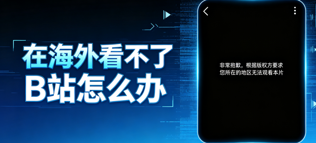 海外用B站看不了?新番追不了、会员白充?这份攻略帮助你 1 海外用B站看不了?新番追不了、会员白充?这份攻略帮助你