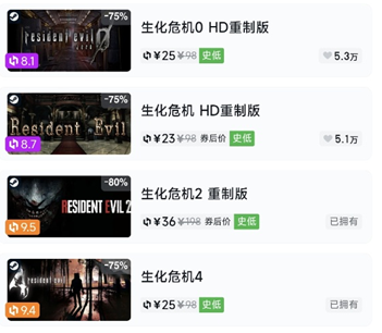 STEAM游戏节开始!生化危机系列史低来啦!STEAM非国区转回国区怎么转?转区用什么加速器?适合所有非国区玩家! 3 STEAM游戏节开始!生化危机系列史低来啦!STEAM非国区转回国区怎么转?转区用什么加速器?适合所有非国区玩家!