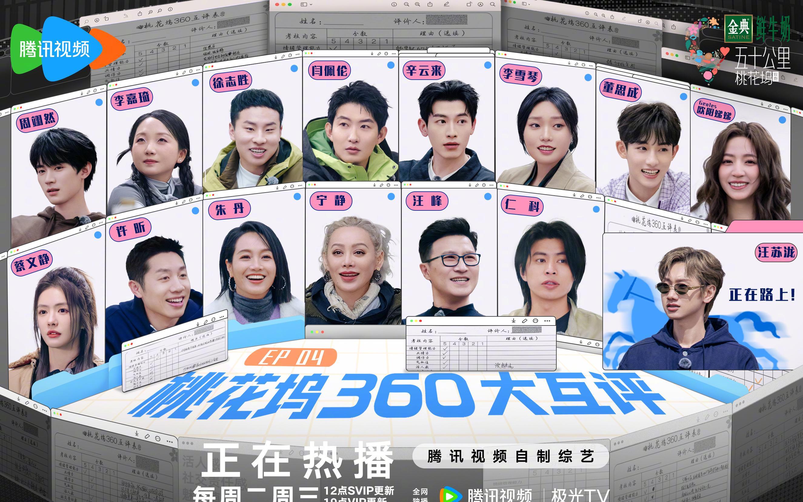 《五十公里桃花坞》互评表公开：那些让人瞳孔地震的匿名真心话，藏着最真实的情感温度