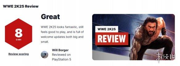 《WWE 2K25》IGN 8分评测:画面出色,内容丰富,带来酣畅淋漓的摔跤体验