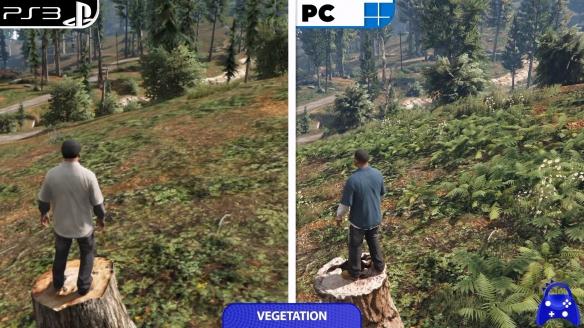 GTA 5增强版与PS3原版画面对比:光影、纹理、建模全面升级